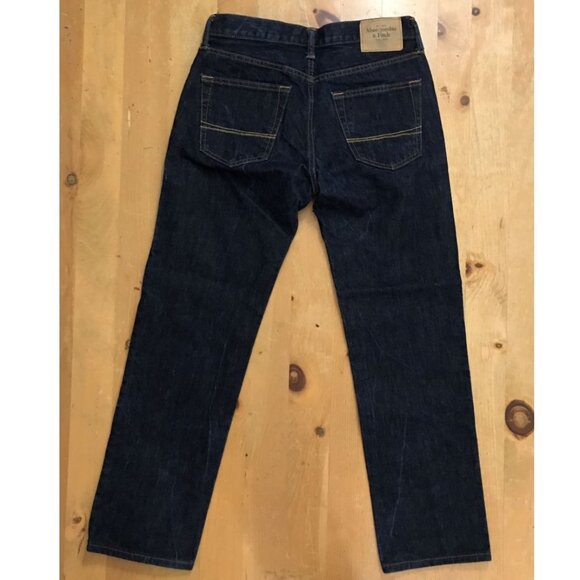 Abercrombie & Fitch Slim Straight Jeans 30x32 – Dark Wash - Y2K - Picture 3 of 9